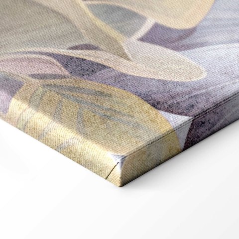 Obraz - Czapla brodząca w stawie - ilustracja w jasnej kolorystyce