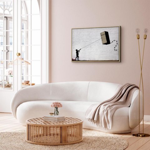 Obraz - Latająca lodówka (1-częściowy) szeroki