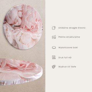 Obraz okrągły - Kula dyskotekowa rose gold