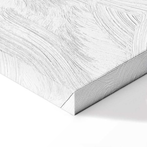 Obraz - Balans słów (1-częściowy) - czarny napis po angielsku na białym tle