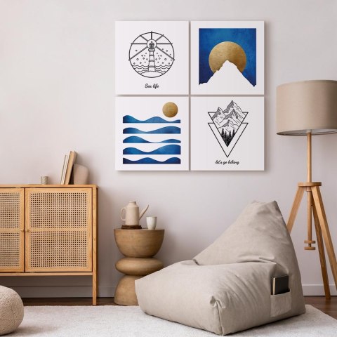 Obraz - Morze czy góry (4-częściowy)