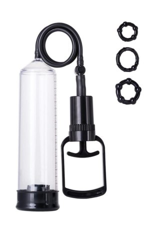 A-TOYS, Penis Pump, PVC, Black, 23.5 cm