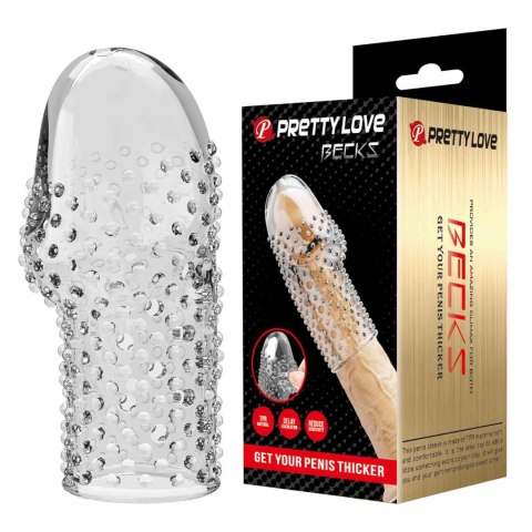 Pretty Love Penis Sleeve - Becks (Clear)