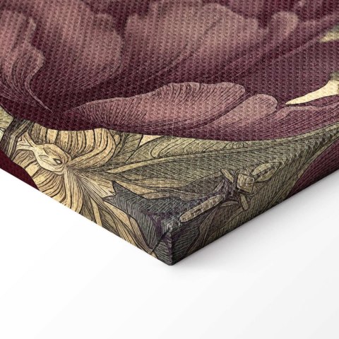 Obraz - Kolorowe tulipany na kremowym tle