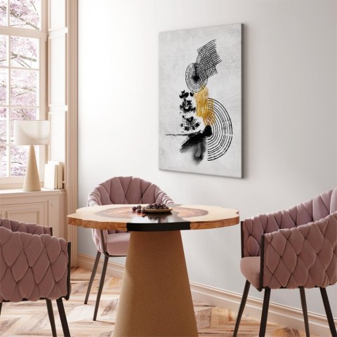 Obraz - Pejzaż ze słońcem (1-częściowy) pionowy