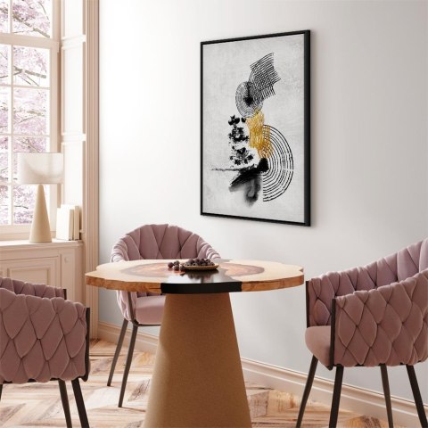 Obraz - Pejzaż ze słońcem (1-częściowy) pionowy