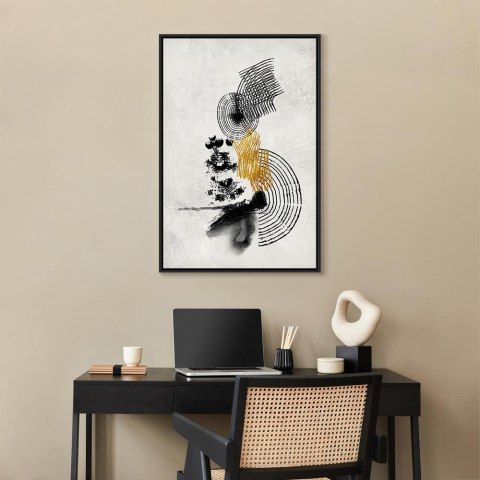 Obraz - Pejzaż ze słońcem (1-częściowy) pionowy