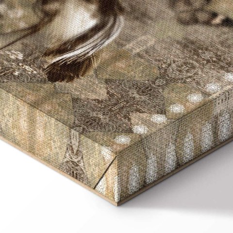 Obraz - Żurawie retro (1-częściowy) szeroki