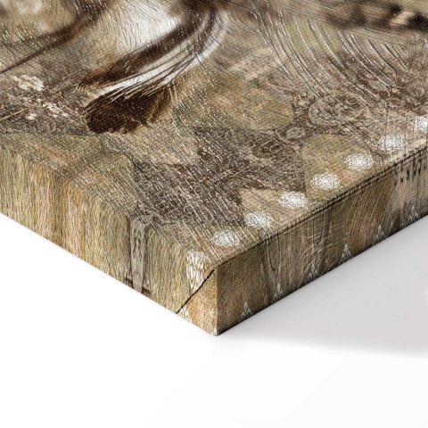 Obraz - Żurawie retro (1-częściowy) szeroki