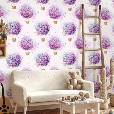 Tapeta - Balony z kwiatów