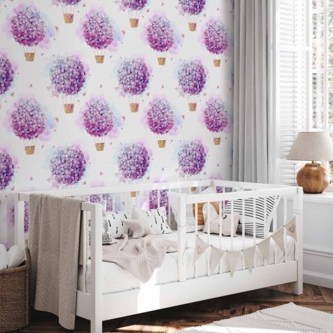 Tapeta - Balony z kwiatów