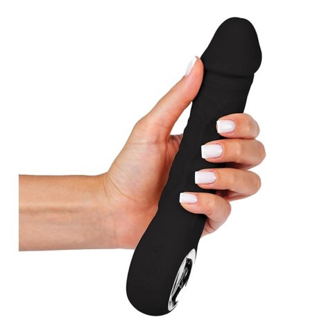 Black vibrator - 10 different modes of vibration and heating function