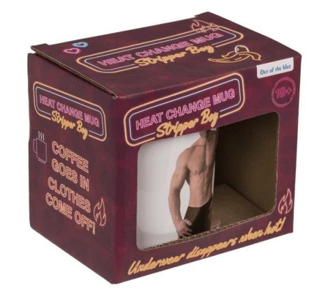 Kubek striptis chłopak efekt termiczny 350ml kamikonka