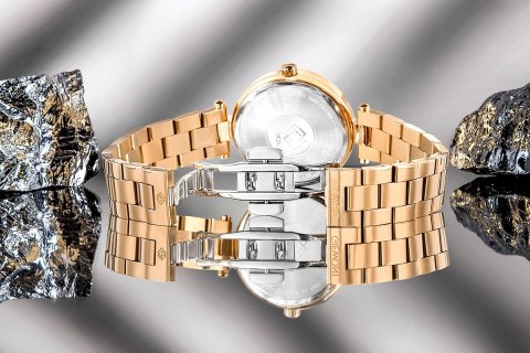 Zegarek Damski Giewont Sapphire Różowe Złoto GW9890-B3