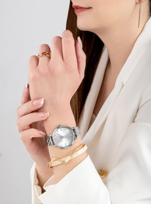 Zegarek Damski Giewont Sapphire Srebrny GW7370-B1