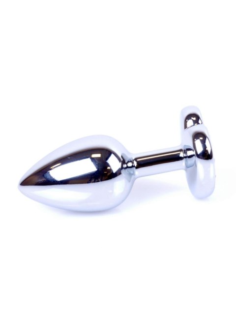 MyLove Toys - Jewellery Silver Heart PLUG- Dark Blue
