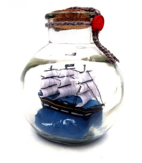 Rafandynka Żaglowiec - Statek w butelce - MA2004