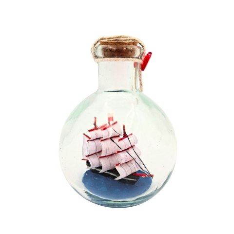 Statek w butelce Rafandynka - dekoracja marynistyczna - MA2012