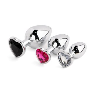 Jewellery - Silver Heart PLUG - SET