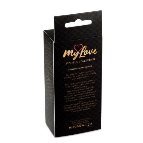 MyLove Toys - Jewellery Gold PLUG- Black
