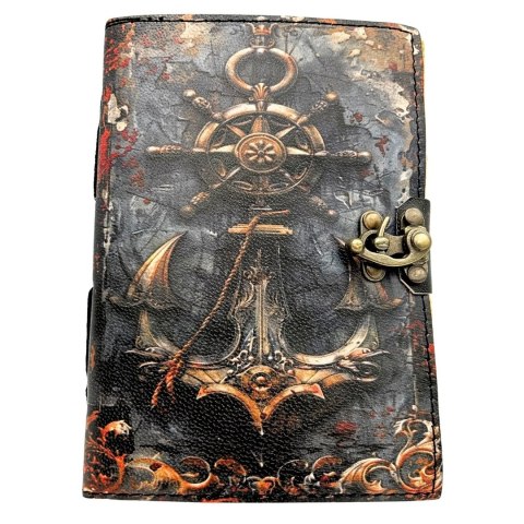 Notes Skórzany Retro Marynistyczny 200 stron - H110