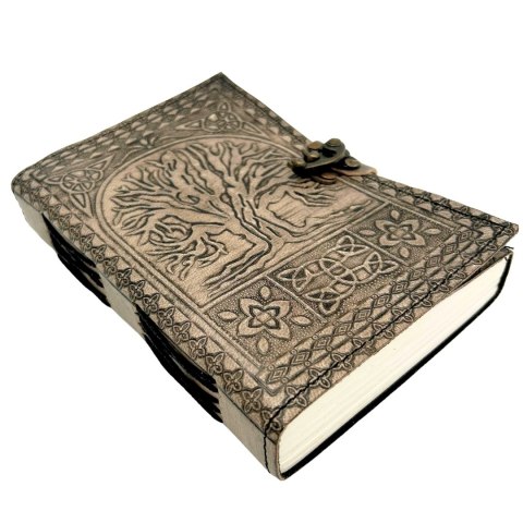 Skórzany Notatnik Retro Drzewo Życia - 200 stron 125 GSM - H019