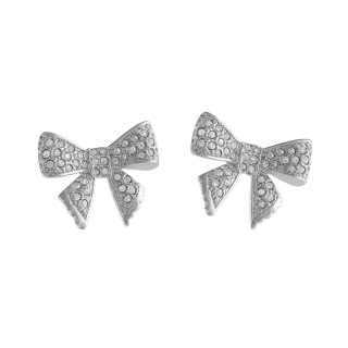 Kolczyki kokardki z kryształkami Aria Princess Collection (P25/NUT/09AG)