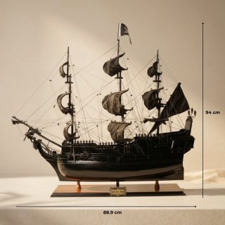 Czarna Perła model statku pirackiego - Długość 89cm - BP80R