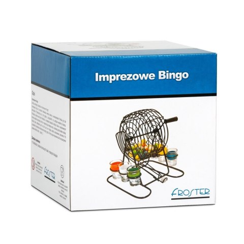 Imprezowe bingo gra towarzyska imprezowa kieliszki