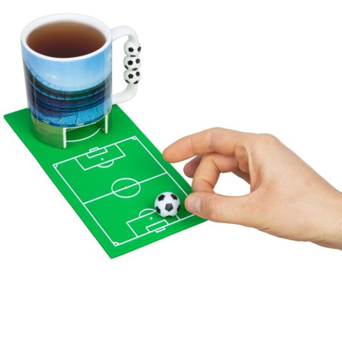 Kubek bramka Sprintigo - ceramiczny 300 ml, podkładka boisko, prezent