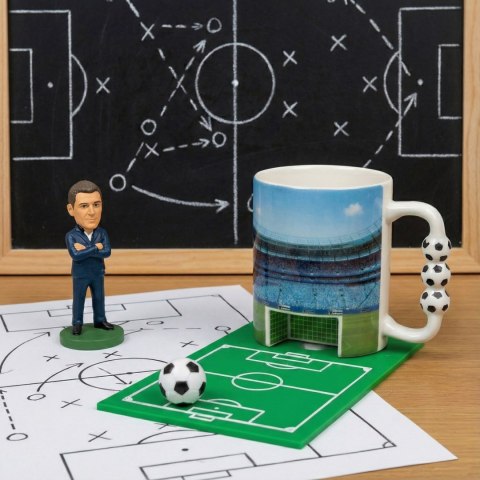 Kubek bramka Sprintigo - ceramiczny 300 ml, podkładka boisko, prezent