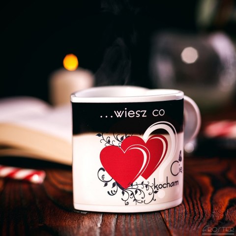 Zaskakujący kubek serce Deluxe dziewczyny chłopaka