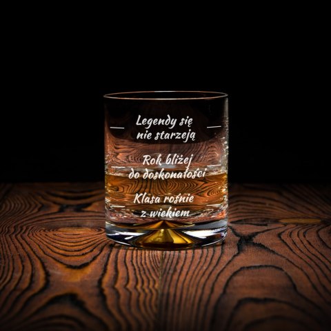 Urodzinowa szklanka do whisky - prezent na 60 urodziny - dla męża, dziadka