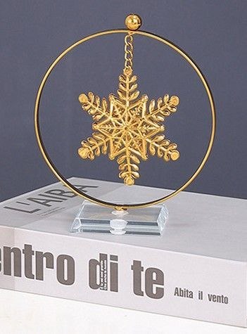 METALOWA DEKORACJA ŚWIĄTECZNA GWIAZDKA ŚNIEŻYNKA BOŻE NARODZENIE