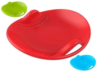 Plastikowe sanki duży ślizg czerwony