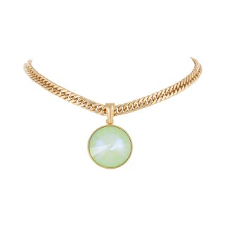 Choker z dużym, okrągłym kryształem o średnicy 28mm (C25/JES/198AU)