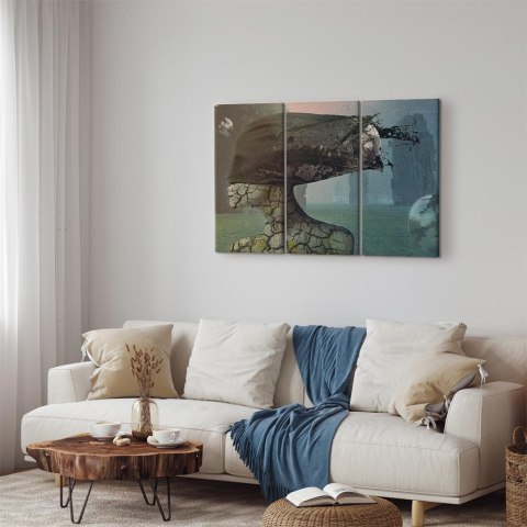 Obraz - Brainstorm - triptych 60x40 Na płótnie włoskim