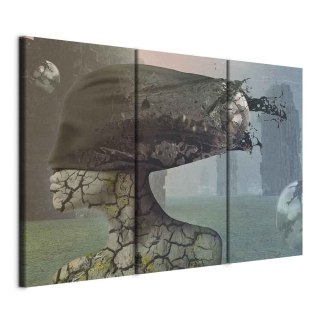 Obraz - Brainstorm - triptych 90x60 Na płótnie włoskim