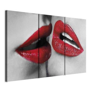 Obraz - Hot lips 60x40 Na płótnie włoskim