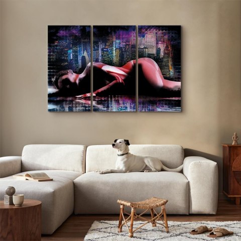 Obraz - Intimacy in the big city 60x40 Na płótnie włoskim