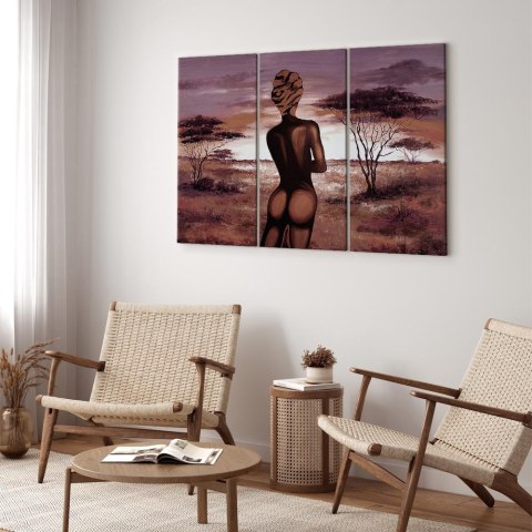 Obraz - Bez wstydu (3-częściowy) 120x80 Standard