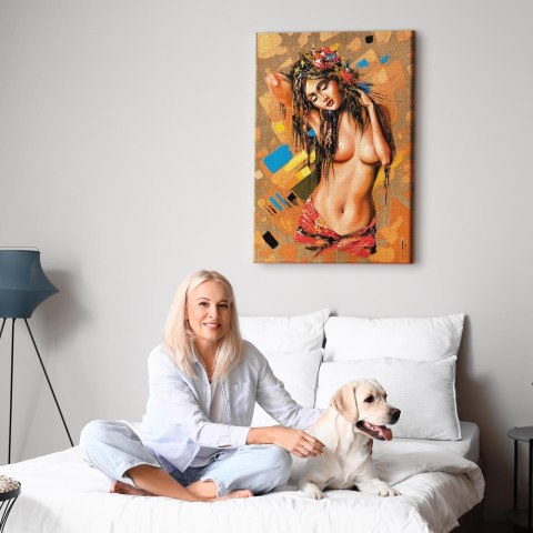 Obraz - Festiwal zmysłowości 40x60 Na płótnie włoskim