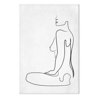 Obraz - Kobieca forma (1-częściowy) pionowy 60x90 Na płótnie włoskim