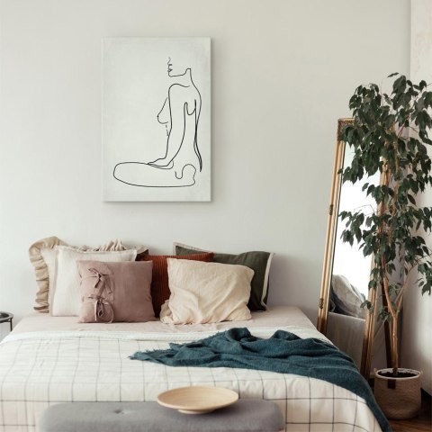 Obraz - Kobieca forma (1-częściowy) pionowy 60x90 Na płótnie włoskim