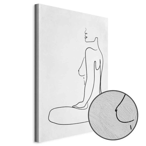 Obraz - Kobieca forma (1-częściowy) pionowy 60x90 Premium Print