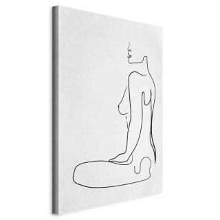 Obraz - Kobieca forma (1-częściowy) pionowy 80x120 Na płótnie włoskim