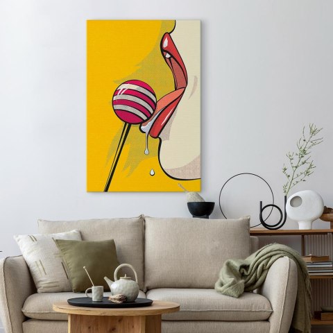 Obraz - Słodki lizak (1-częściowy) pionowy 40x60 Na płótnie włoskim