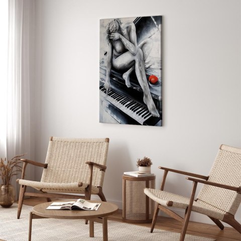 Obraz - Zmysłowa muzyka 60x90 Na płótnie włoskim