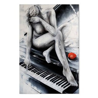 Obraz - Zmysłowa muzyka 80x120 Na płótnie włoskim