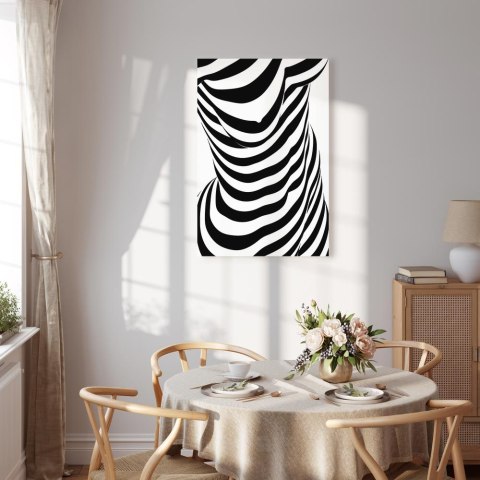 Obraz - Kobieta zebra (1-częściowy) pionowy 40x60 Standard